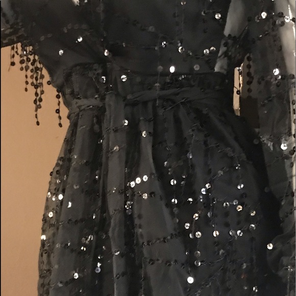Sequined Little Black Dress - Picture 8 of 8